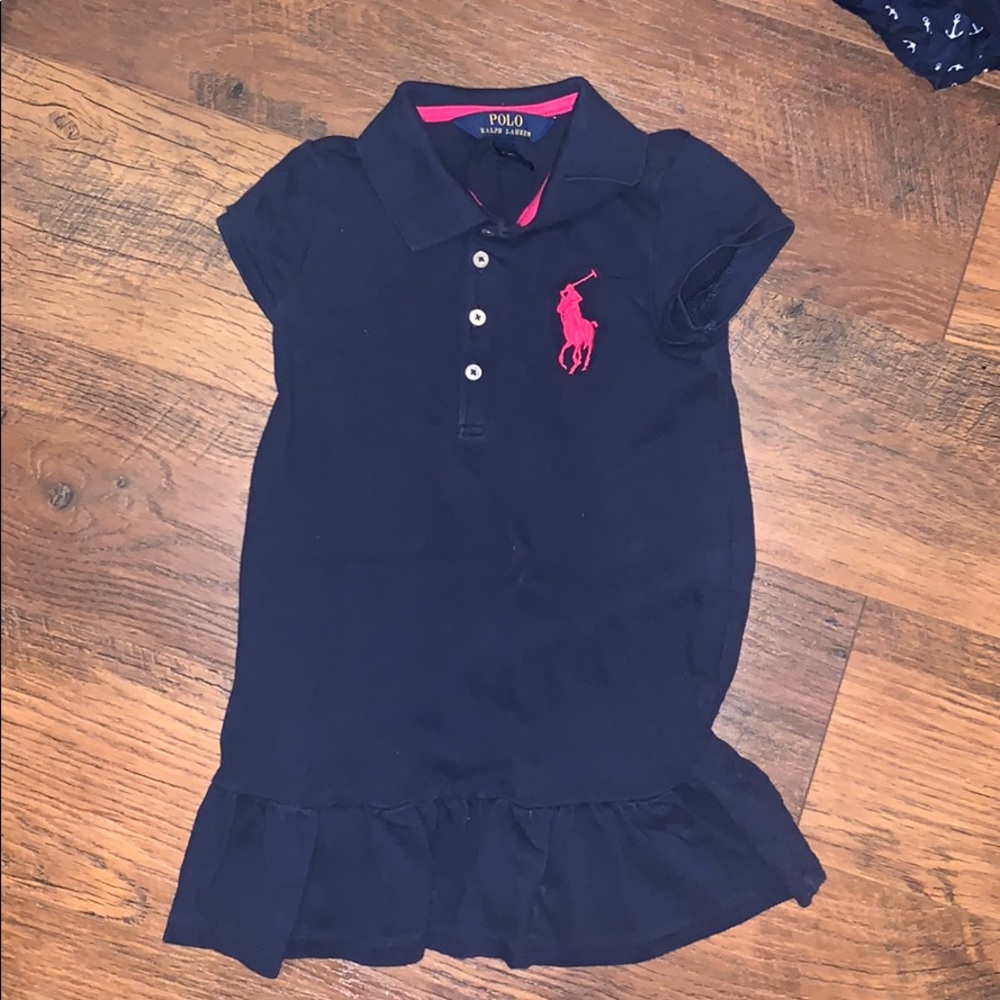 Ralph Lauren Polo short sleeve dress- Girls 4T